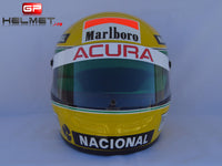 Ayrton Senna 1990 RHEOS Helmet / Team Mc Laren F1