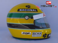 Ayrton Senna 1990 RHEOS Helmet / Team Mc Laren F1