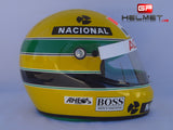 Ayrton Senna 1990 RHEOS Helmet / Team Mc Laren F1