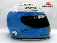 Sebastian Vettel 2022 MIAMI GP Helmet / Aston Martin