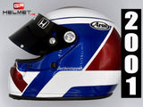 Jos Verstappen 2001 F1 Helmet / Orange Arrows