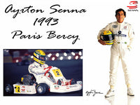 Ayrton Senna 1993 Helmet / Masters Paris Bercy