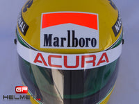 Ayrton Senna 1990 RHEOS Helmet / Team Mc Laren F1