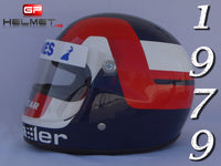 Patrick Depailler 1979 Replica Helmet / Ligier F1