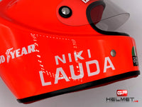 Niki Lauda 1976 AGV F1 Crash Helmet / Ferrari F1